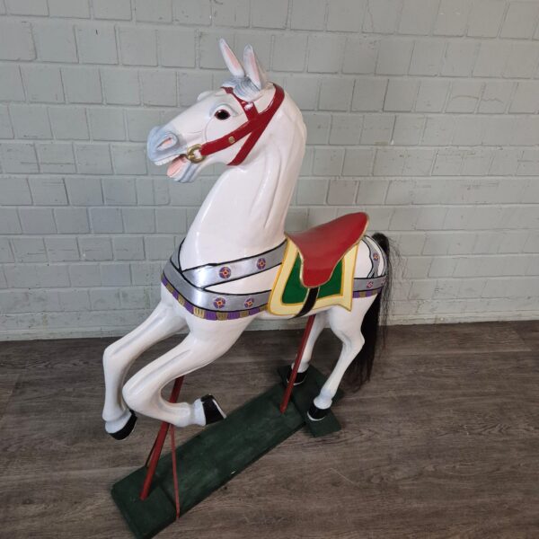 Carousel Horse 1880 Solid Wood 1.05 m - Image 7