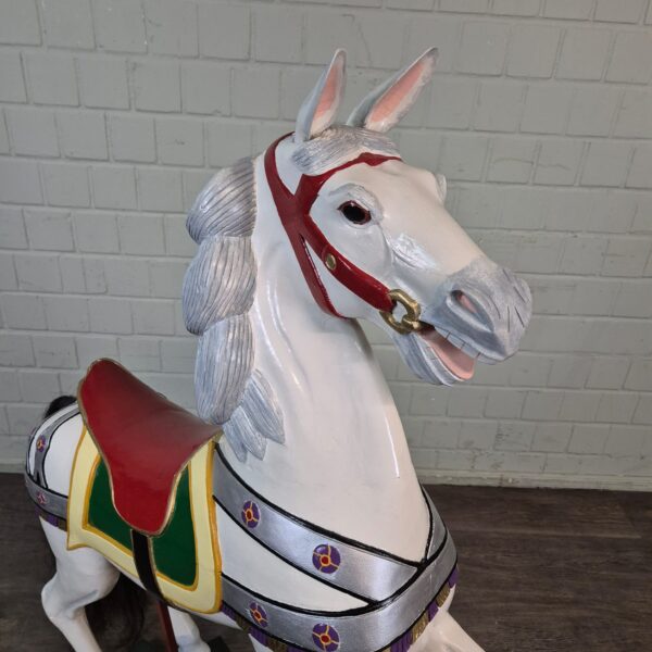 Carousel Horse 1880 Solid Wood 1.05 m - Image 2