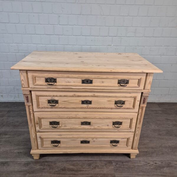 Chest of Drawers Jugendstil 1900 Pine - Image 2