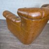 Chesterfield Armchair Leather Camel - Image 6