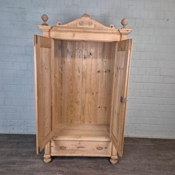 Wardrobe Gründerzeit 1880 Pine - Image 11