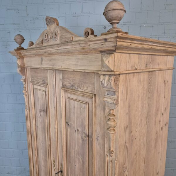 Wardrobe Gründerzeit 1880 Pine - Image 6