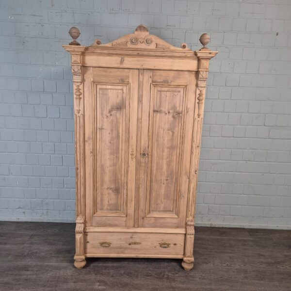 Wardrobe Gründerzeit 1880 Pine - Image 2