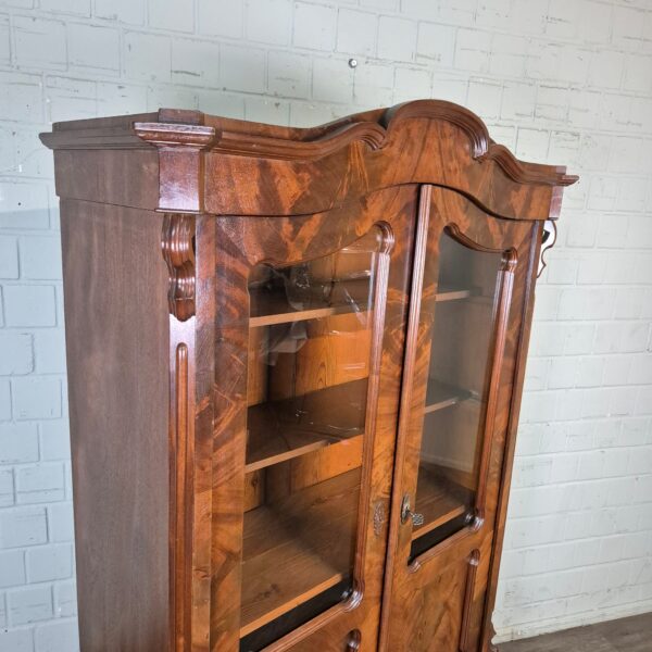 Bookcase Louis Philippe 1860 Mahogany - Image 4