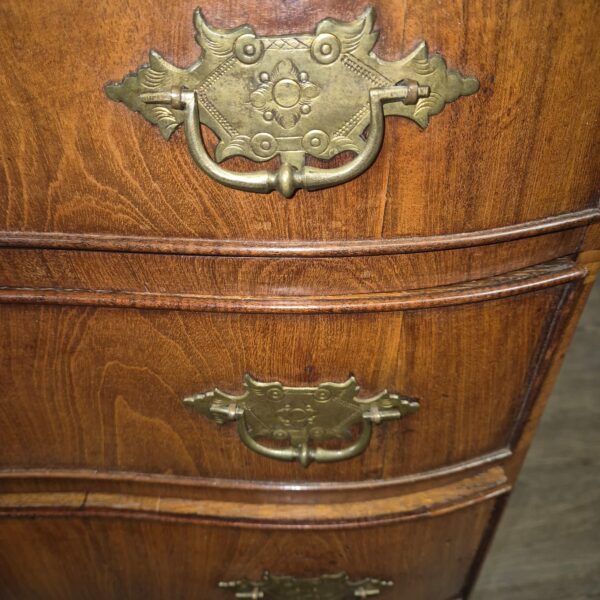 Chest of Drawers Baroque 1780 Walnut - Image 8