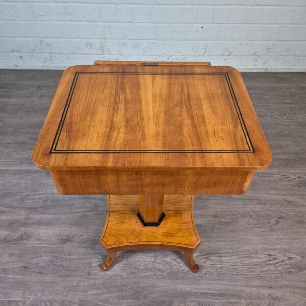 Sewing Table Biedermeier 1820 Cherry Wood - Image 10