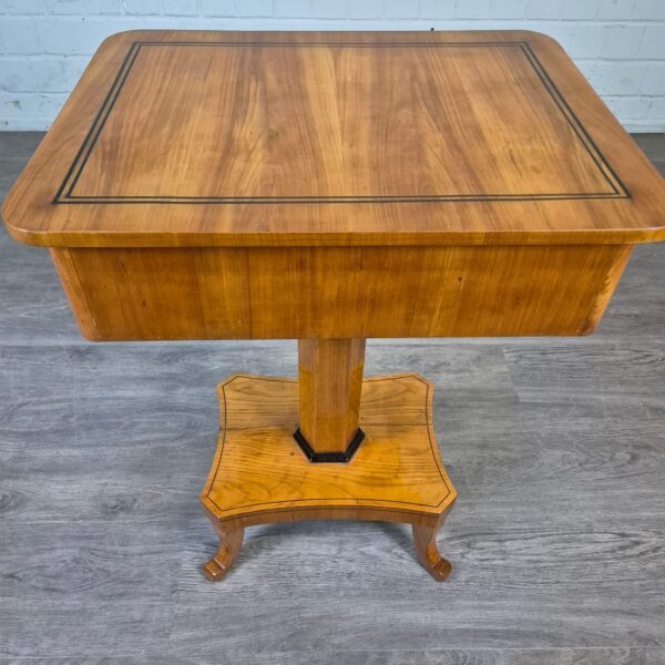 Sewing Table Biedermeier 1820 Cherry Wood - Image 11