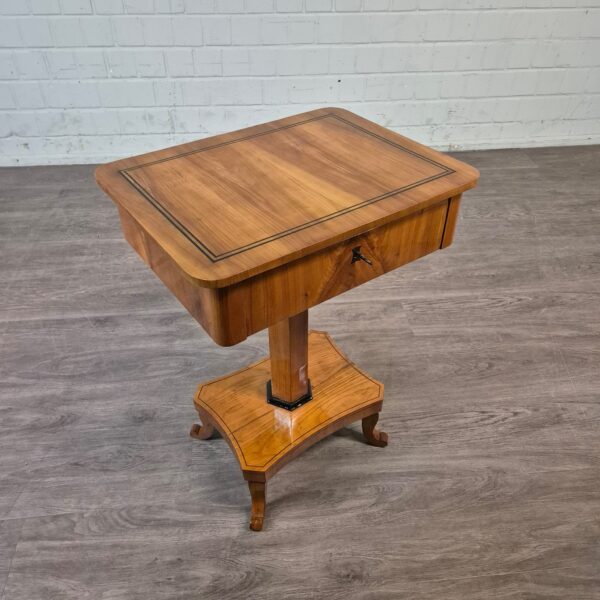 Sewing Table Biedermeier 1820 Cherry Wood