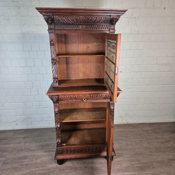 Cabinet Gründerzeit 1880 Oak - Image 14