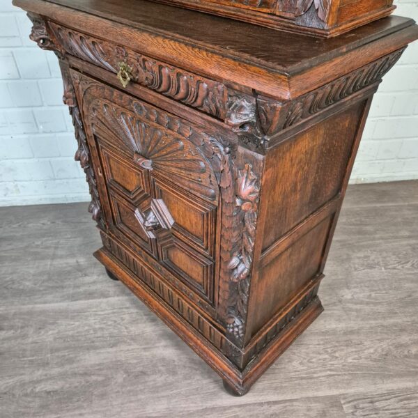 Cabinet Gründerzeit 1880 Oak - Image 7