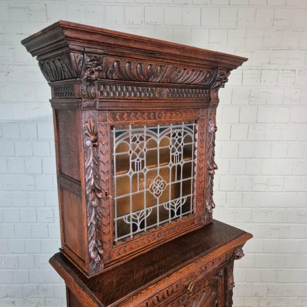 Cabinet Gründerzeit 1880 Oak - Image 3