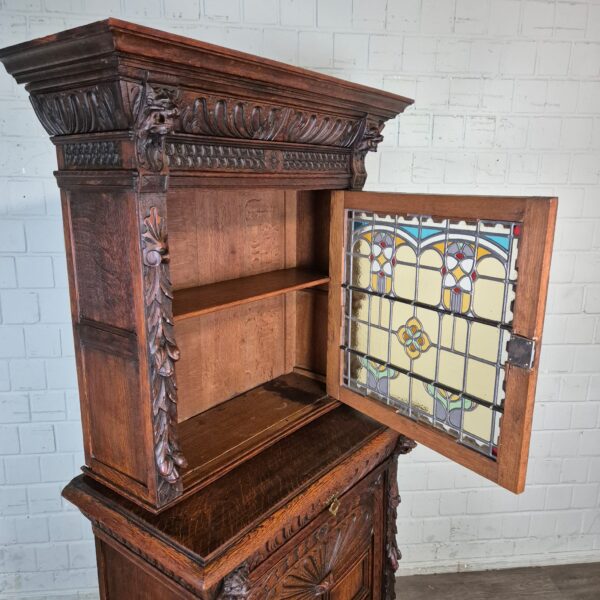 Cabinet Gründerzeit 1880 Oak - Image 15