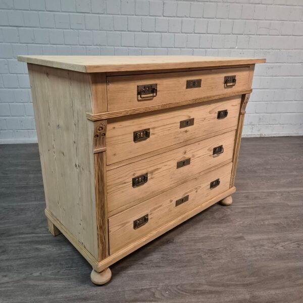 Chest of Drawers Jugendstil 1900 Pine