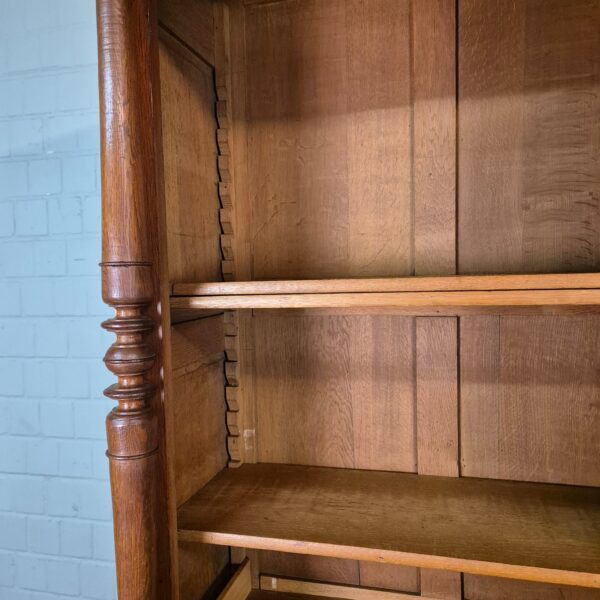 Bookcase Gründerzeit 1880 Oak - Image 12