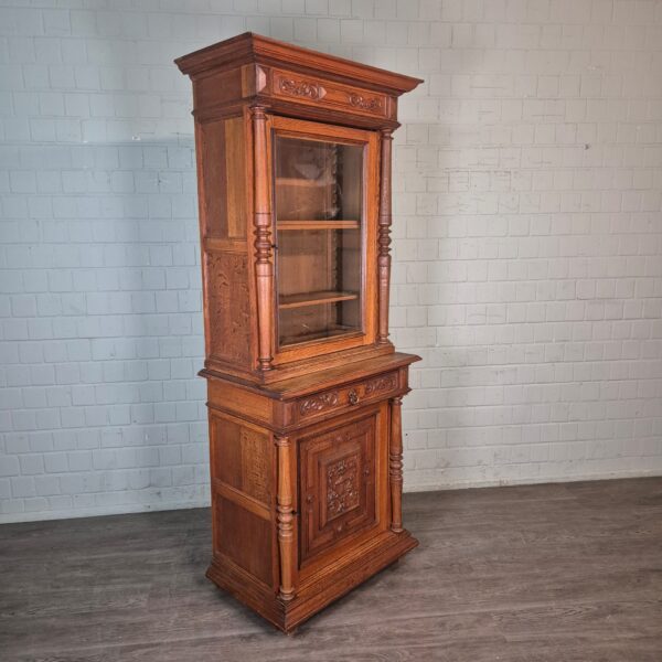 Bookcase Gründerzeit 1880 Oak