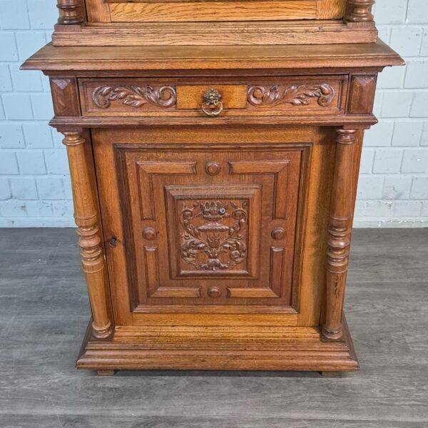 Bookcase Gründerzeit 1880 Oak - Image 6