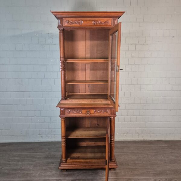 Bookcase Gründerzeit 1880 Oak - Image 10