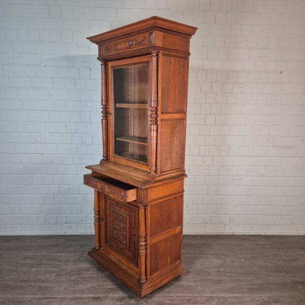 Bookcase Gründerzeit 1880 Oak - Image 13