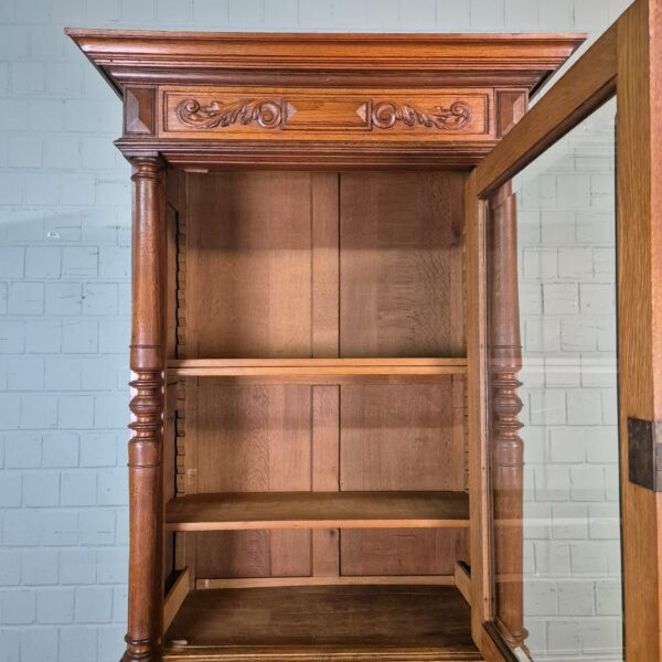 Bookcase Gründerzeit 1880 Oak - Image 11