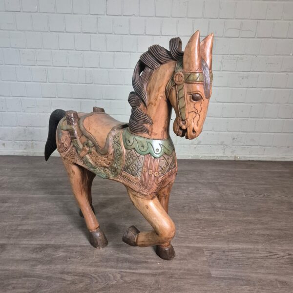 Carousel Horse Solid Wood 1,00 m - Image 2