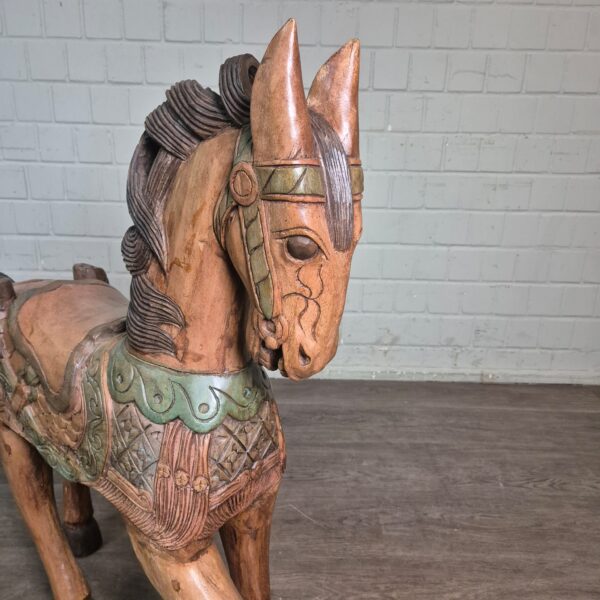 Carousel Horse Solid Wood 1,00 m - Image 3