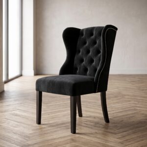 Dining Chair Chesterfield Black