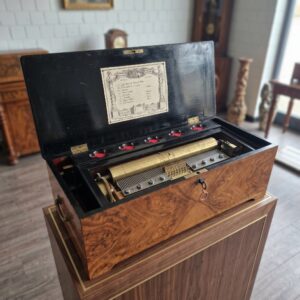 Music Box with Bellows Gründerzeit 1880