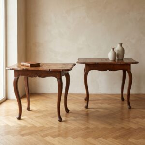 Set Tables Biedermeier 1830 Ash Wood