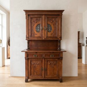 Kitchen Cabinet Jugendstil 1900 Walnut