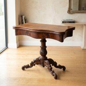 Folding Table Biedermeier 1860 Walnut