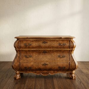 Chest of Drawers Neo-baroque Walnut 0,99 m