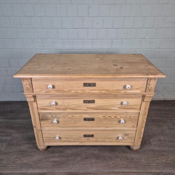 Chest of Drawers Jugendstil 1900 Pine - Image 2