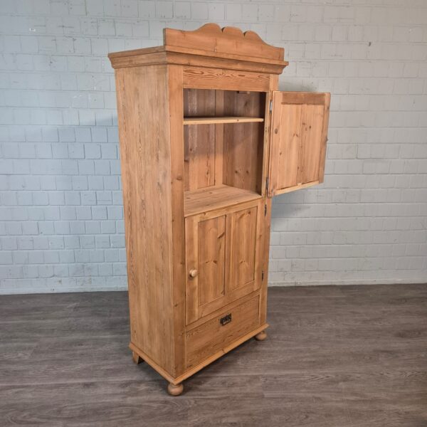 Wardrobe Jugendstil 1910 Pine - Image 12