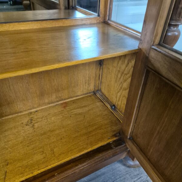 Display Case Gründerzeit 1880 Walnut - Image 13