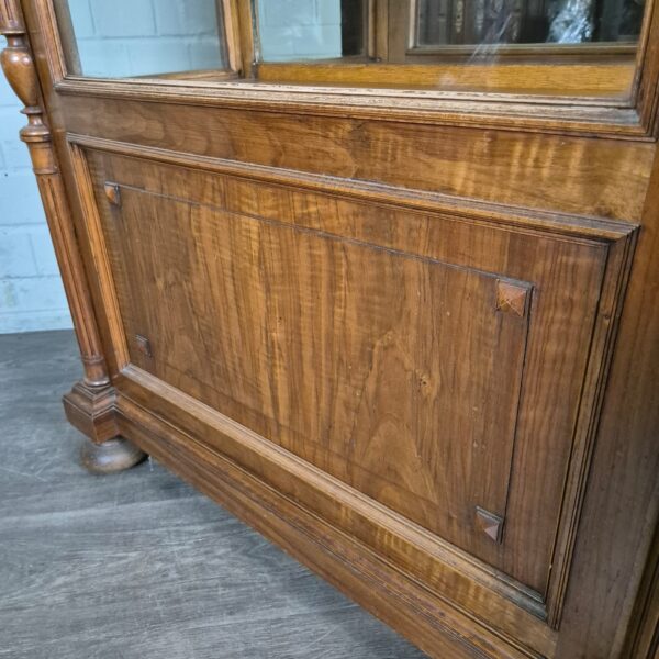 Display Case Gründerzeit 1880 Walnut - Image 7