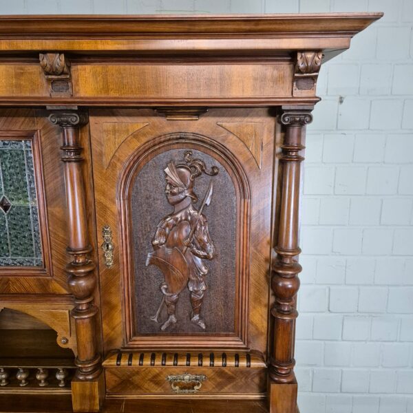 Cabinet Gründerzeit 1880 Walnut - Image 18