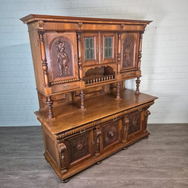 Cabinet Gründerzeit 1880 Walnut