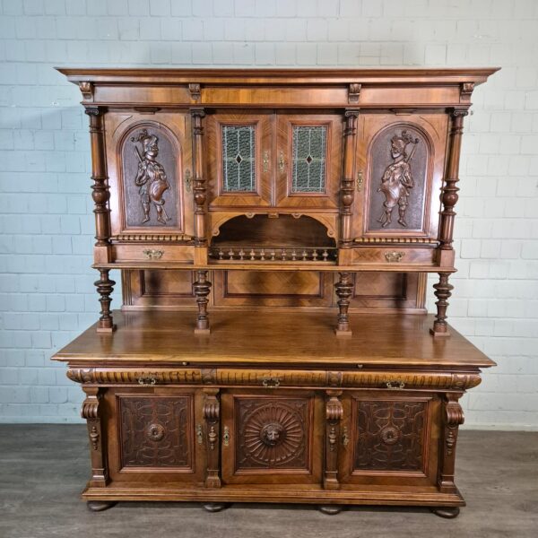 Cabinet Gründerzeit 1880 Walnut - Image 2