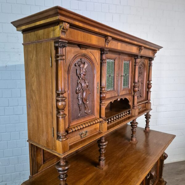 Cabinet Gründerzeit 1880 Walnut - Image 8