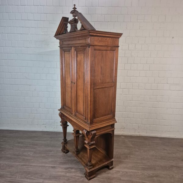 Cabinet Gründerzeit 1880 Oak - Image 9