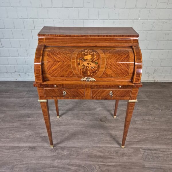 Ladies' desk Secretary Biedermeier 1840 Walnut - Image 2