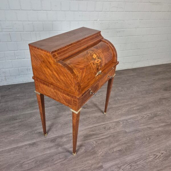 Ladies' desk Secretary Biedermeier 1840 Walnut - Image 4