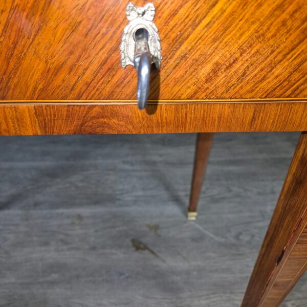 Ladies' desk Secretary Biedermeier 1840 Walnut - Image 9