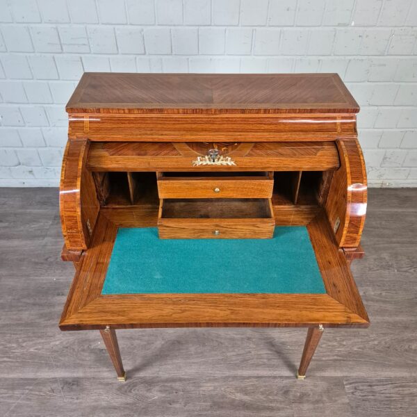 Ladies' desk Secretary Biedermeier 1840 Walnut - Image 13