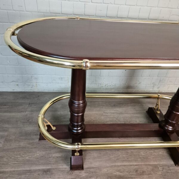 Bar table Mahogany 1,95 m x 0,95 m - Image 7