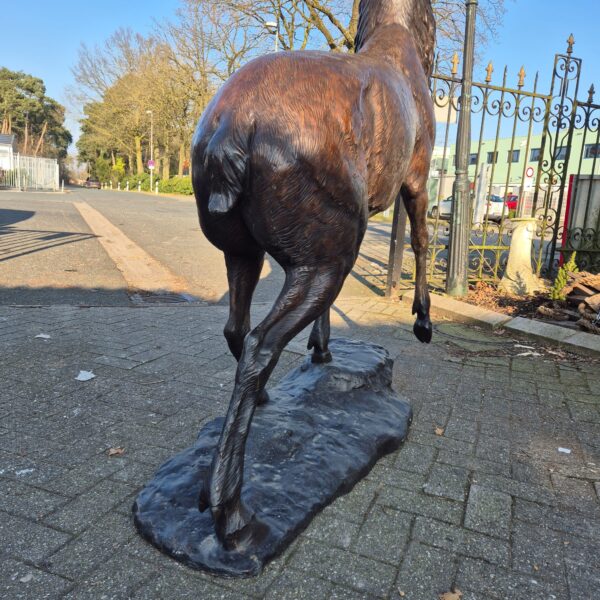 Statue Garden Statue Deer Bronze 2,13 m - Image 13