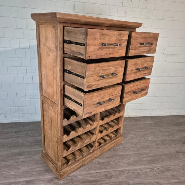 Wine Cabinet Teak 1,08 m - Image 14