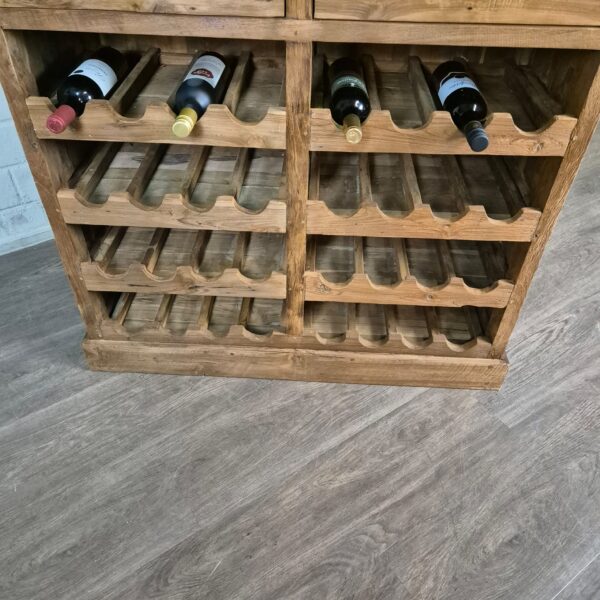 Wine Cabinet Teak 1,08 m - Image 8