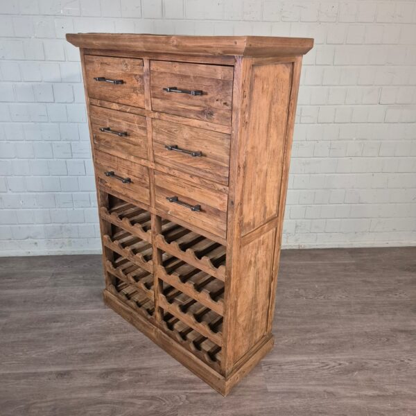 Wine Cabinet Teak 1,08 m - Image 4