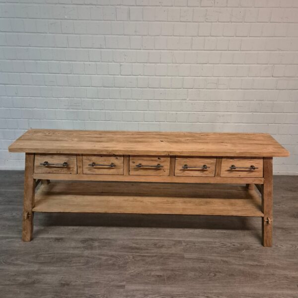 Side Table Teak 2,00 m - Image 2